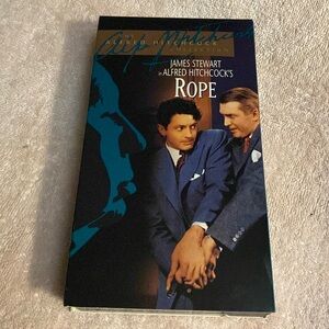 90’s VHS Alfred Hitchcock’s ROPE Staring James Stewart (1948, 1975)